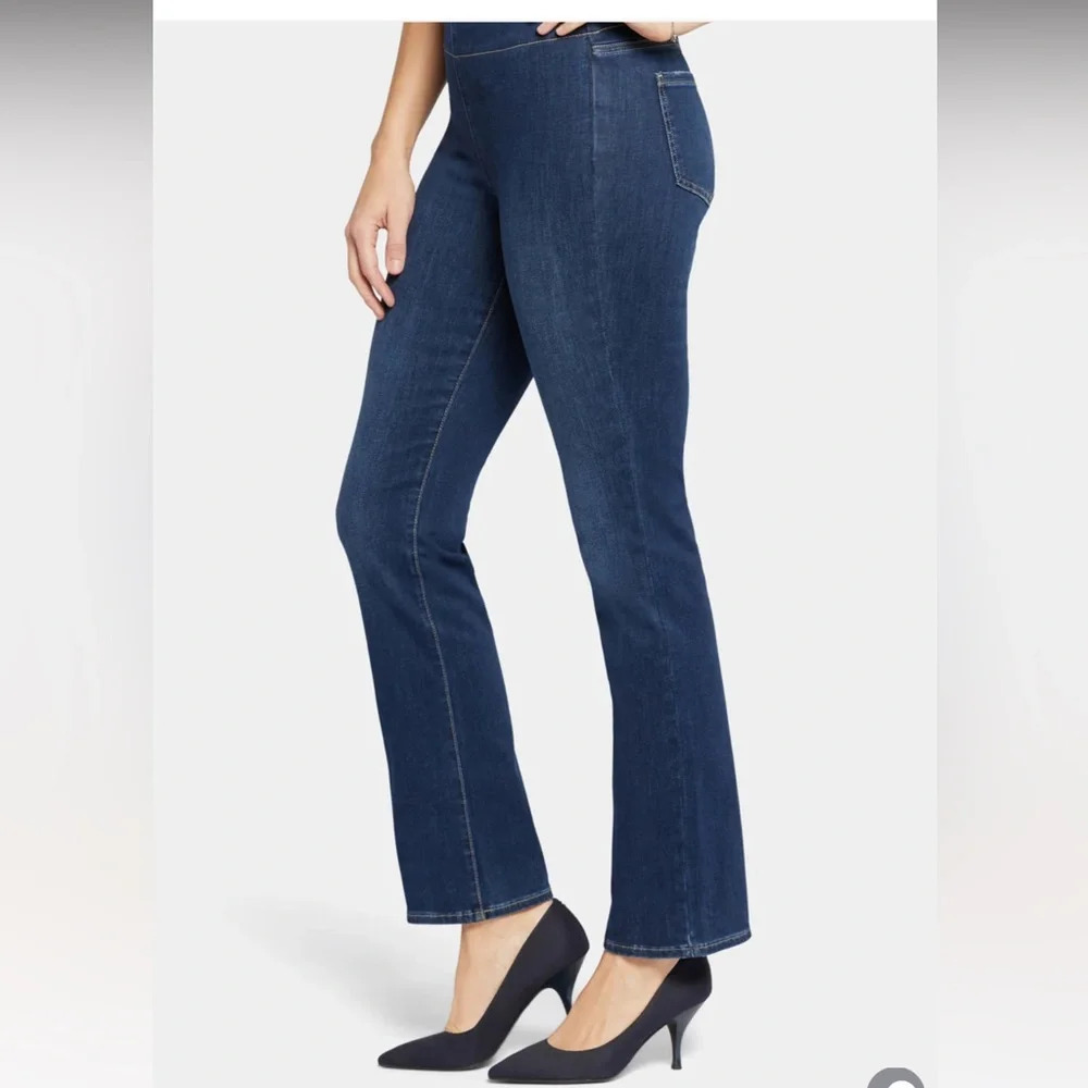 NYDJ Jeans Tummy Control No Gap Pull On Waistband Slim Bootcut Plus Size P1X - Picture 3 of 11